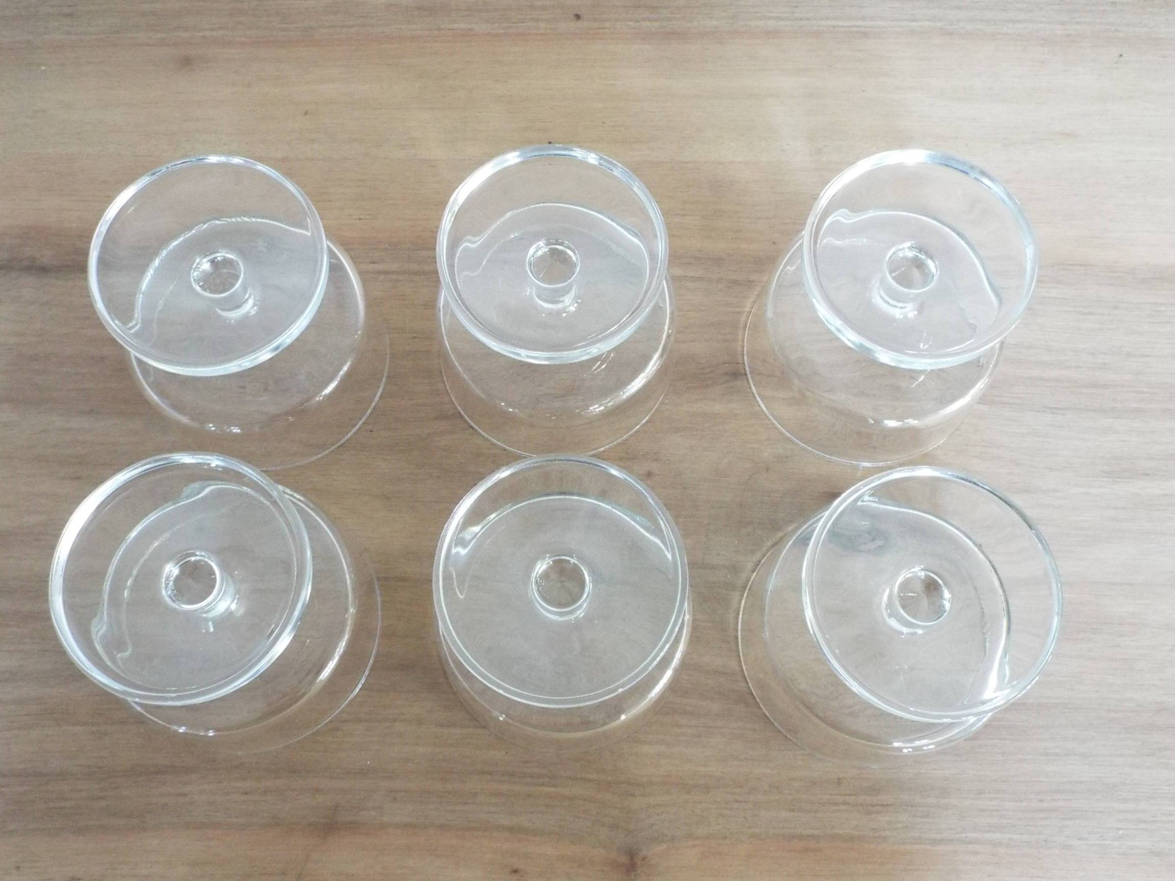 6 cavalier champagne glasses