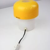 Rare Yellow Mushroom Table Lamp by Luigi Massoni for Guzzini, 1970s