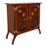 Art Nouveau Vertico Dresser with Flower Marquetry, France, 1905