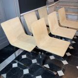 Set 6 chairs by Giovanni Offredi for Saporiti Italia 1970