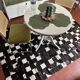Tapis patchwork en véritable peau de vache 170 × 240 cm