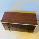 Children's commode, doll or mastery from the 1960s mahogany veneer.