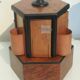 Cigar humidor in cedar burl