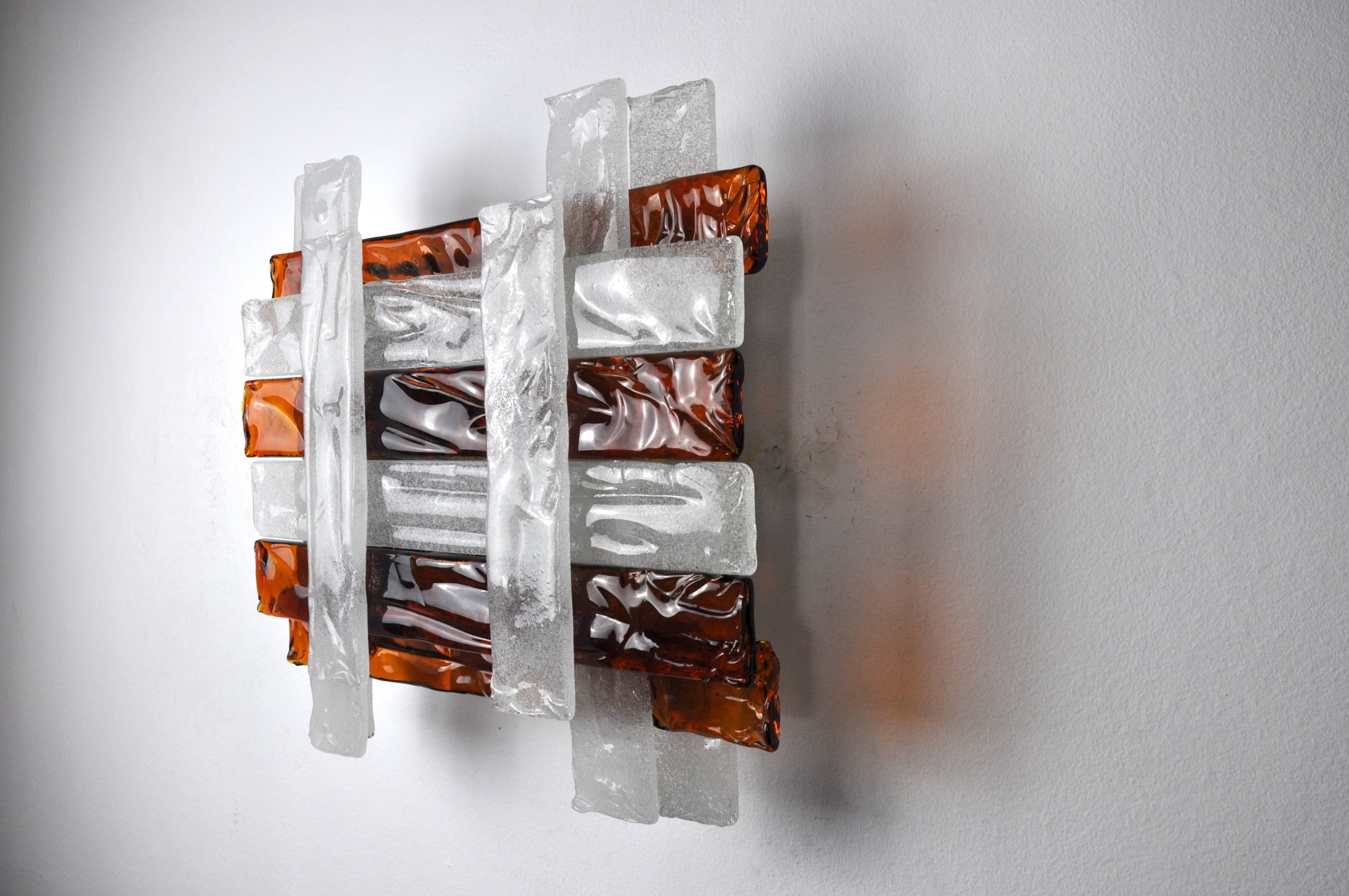 Applied Poliarte by Albano Poli, 1970, Murano Italy