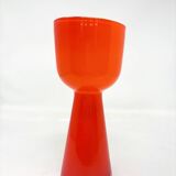 Murano orange opaline vase