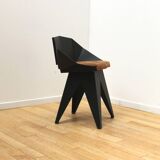 Set of 8 Knight Steel chairs, Gie El