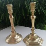 Pair of candle holders