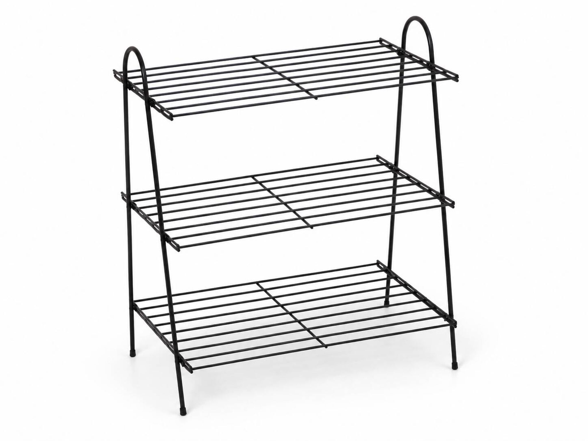 Vintage metal rack / shoe rack from the 1970s
