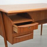 Mid century teak desk by Tibergaard, 1960s
