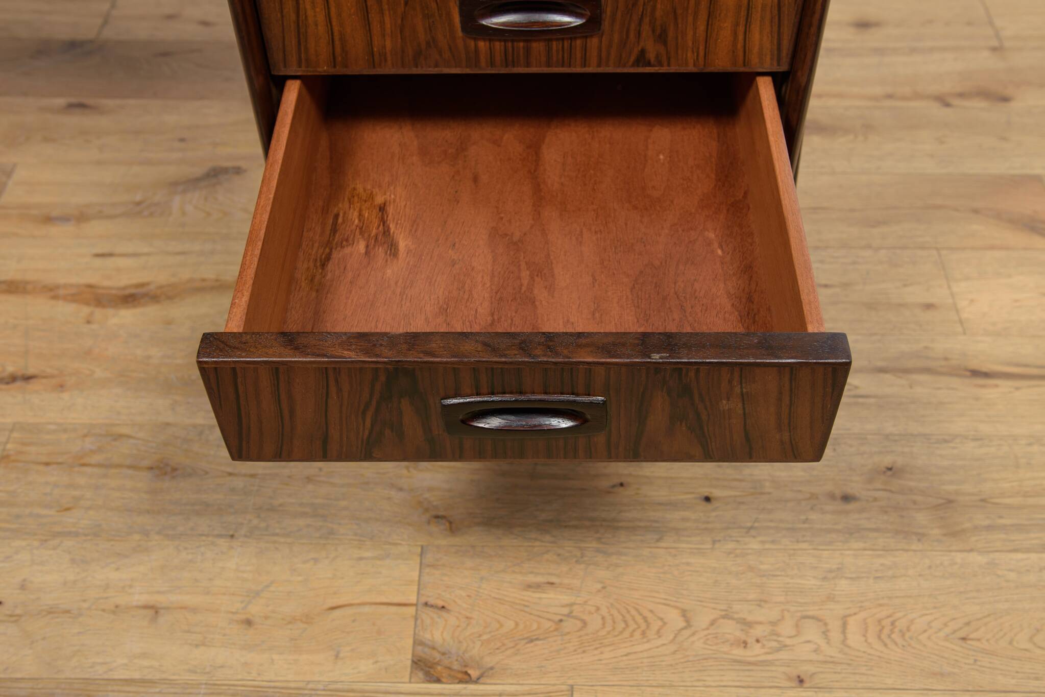 Large Mid-Century Freestanding Rosewood Desk, Denmark, 1960s
