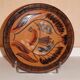 hollow plate terracotta polychrome FPP J. Calvas-Blanchon and J. Rossignol 1950