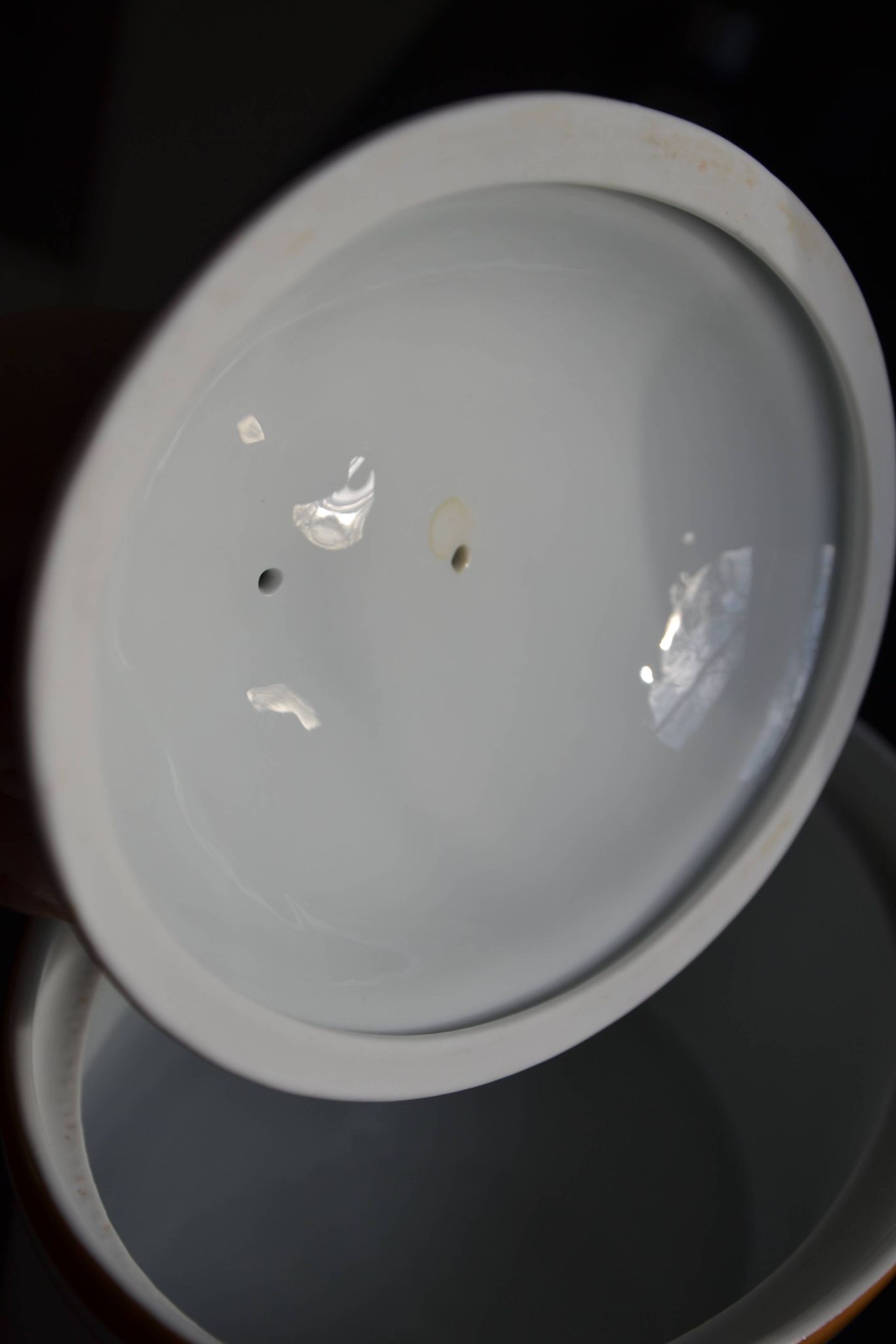 Paris Sologne porcelain terrine dish, Ferrand creation