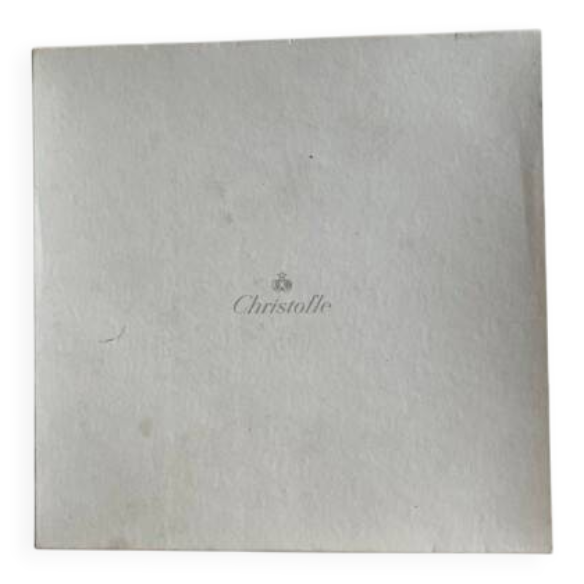 Small silver-plated plate from the Christofle brand