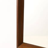 Miroir en palissandre avec épingles en laiton, AM Spejle Danemark, années 1960