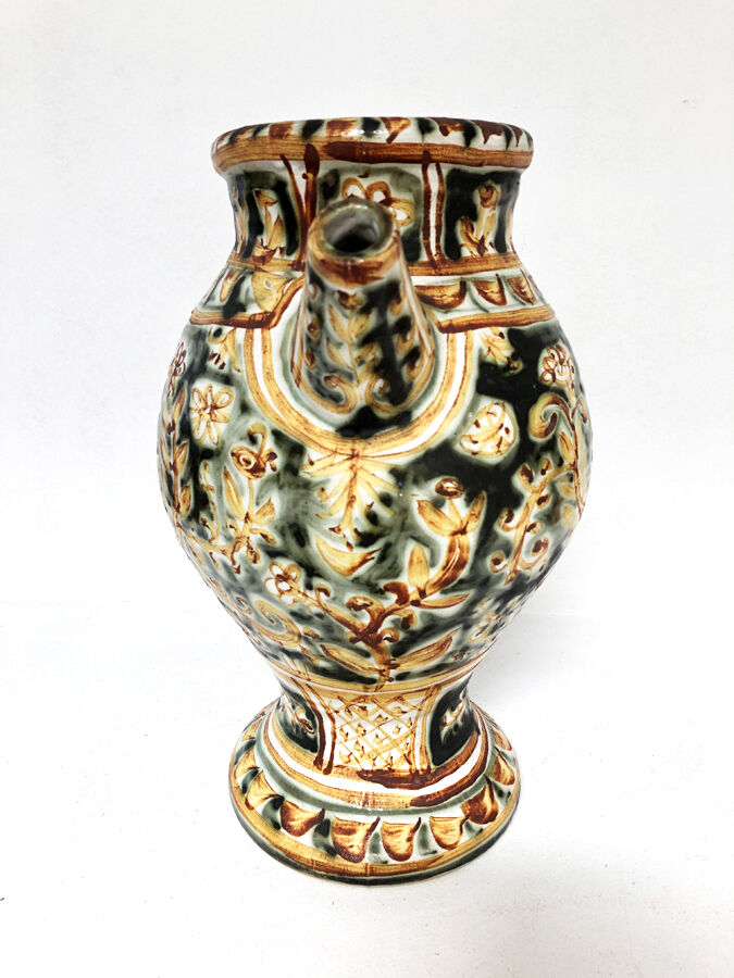 Chevrette faience Kéraluc Quimper par Yvain 1960