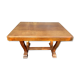 Art Deco lyre table 2 extensions 4/8 guests