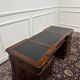 Classic English Desk with Black Leather