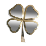 Mirror brass clover  39x46cm