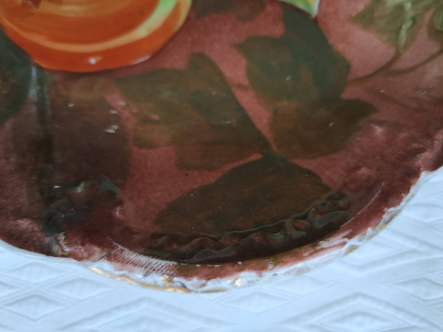 Large Limoges fruit dish