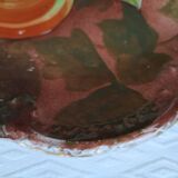 Grand plat Limoges fruits