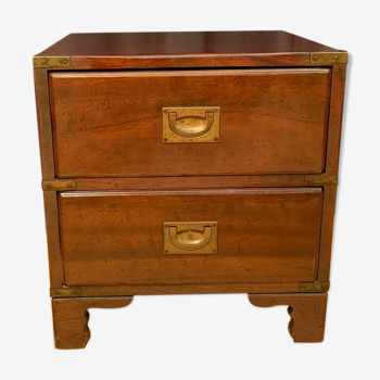 Commode de nuit d’officier par Reh Kennedy pour Harrods Londres, Grande-Bretagne, połowa XX w.