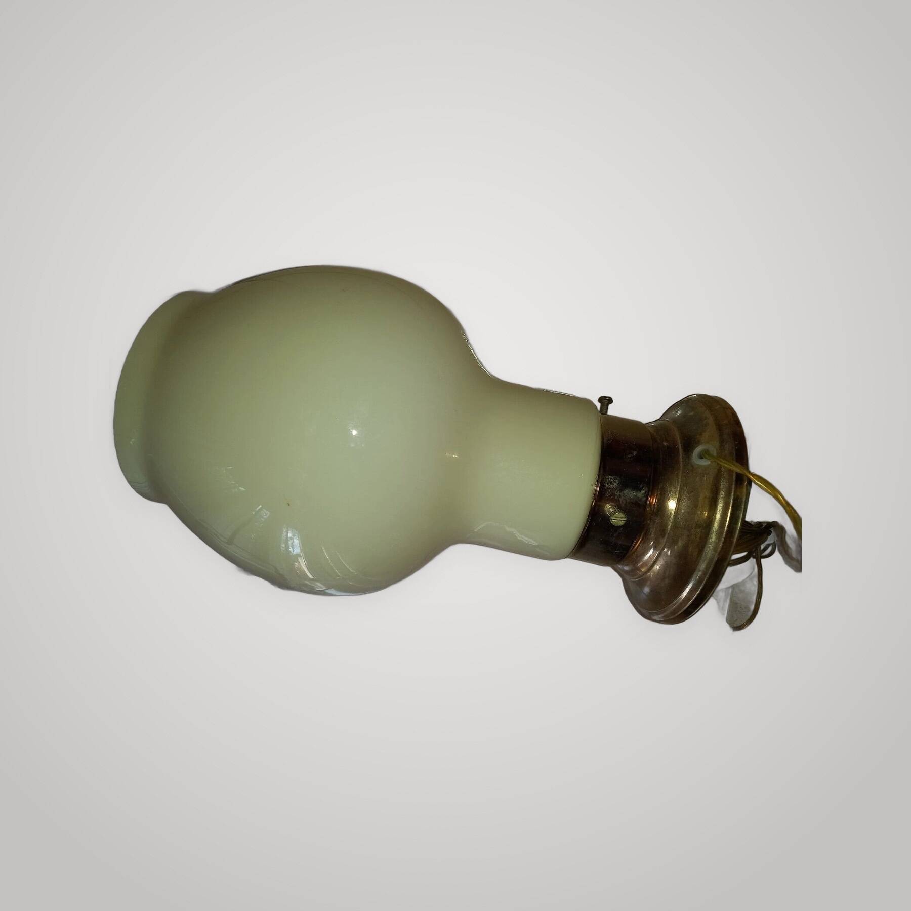 70s Vintage Murano Beige Mushroom Table Lamp