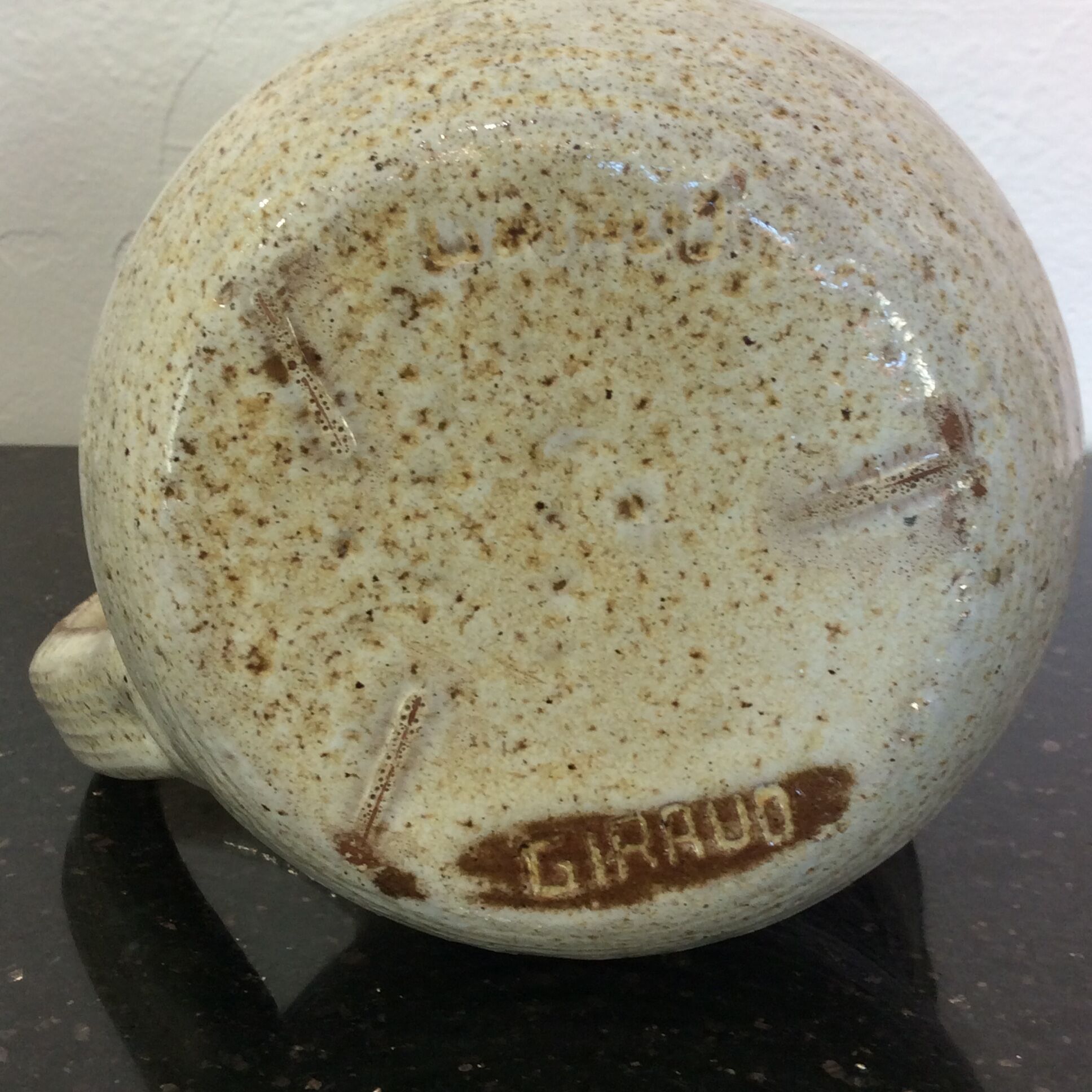 Sandstone pitcher Vallauris