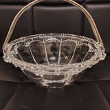 Crystal bowl with handle