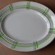 Ceranord St Amand oval checkered dish