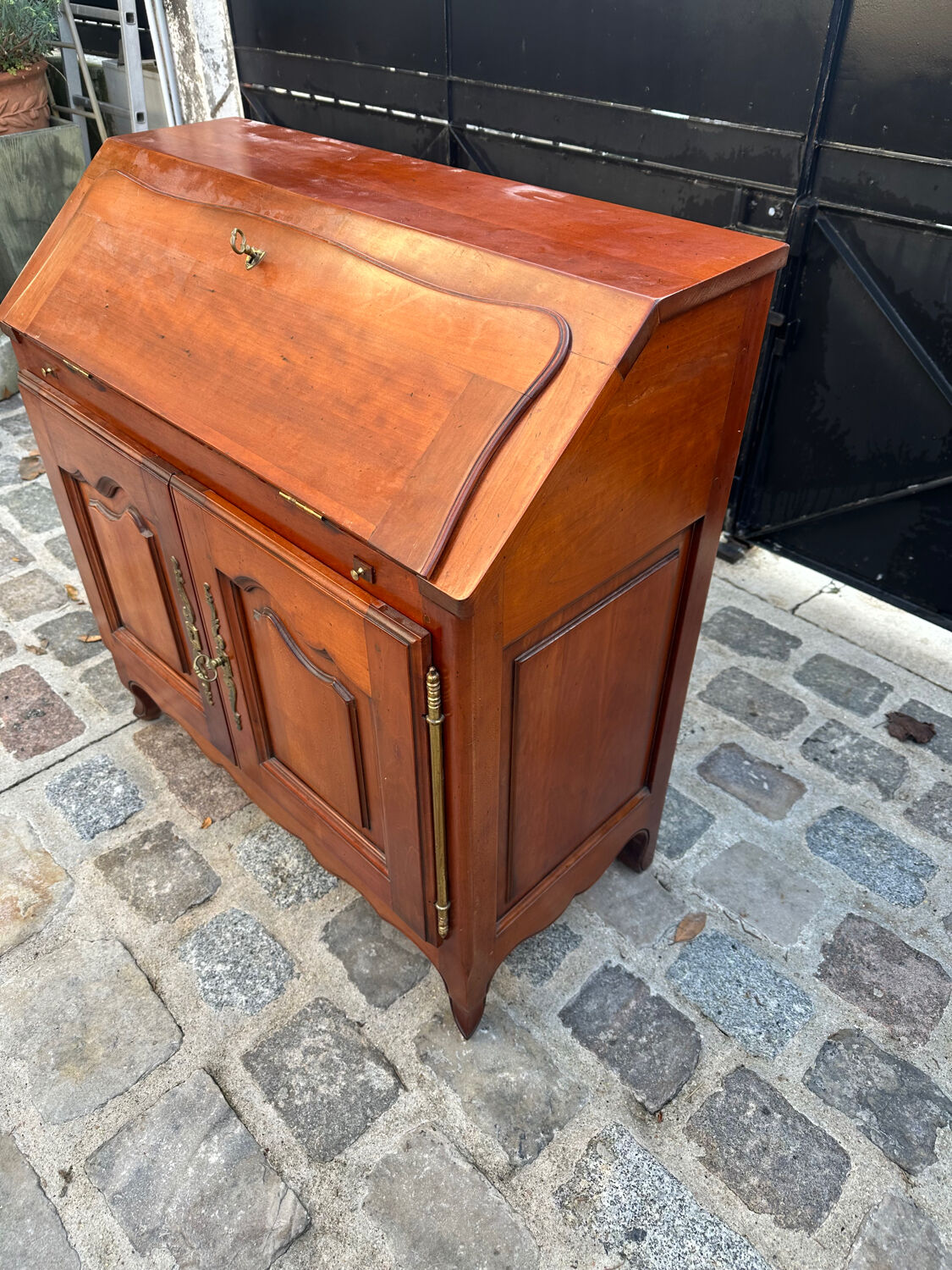 Regency style donkey's back secretary