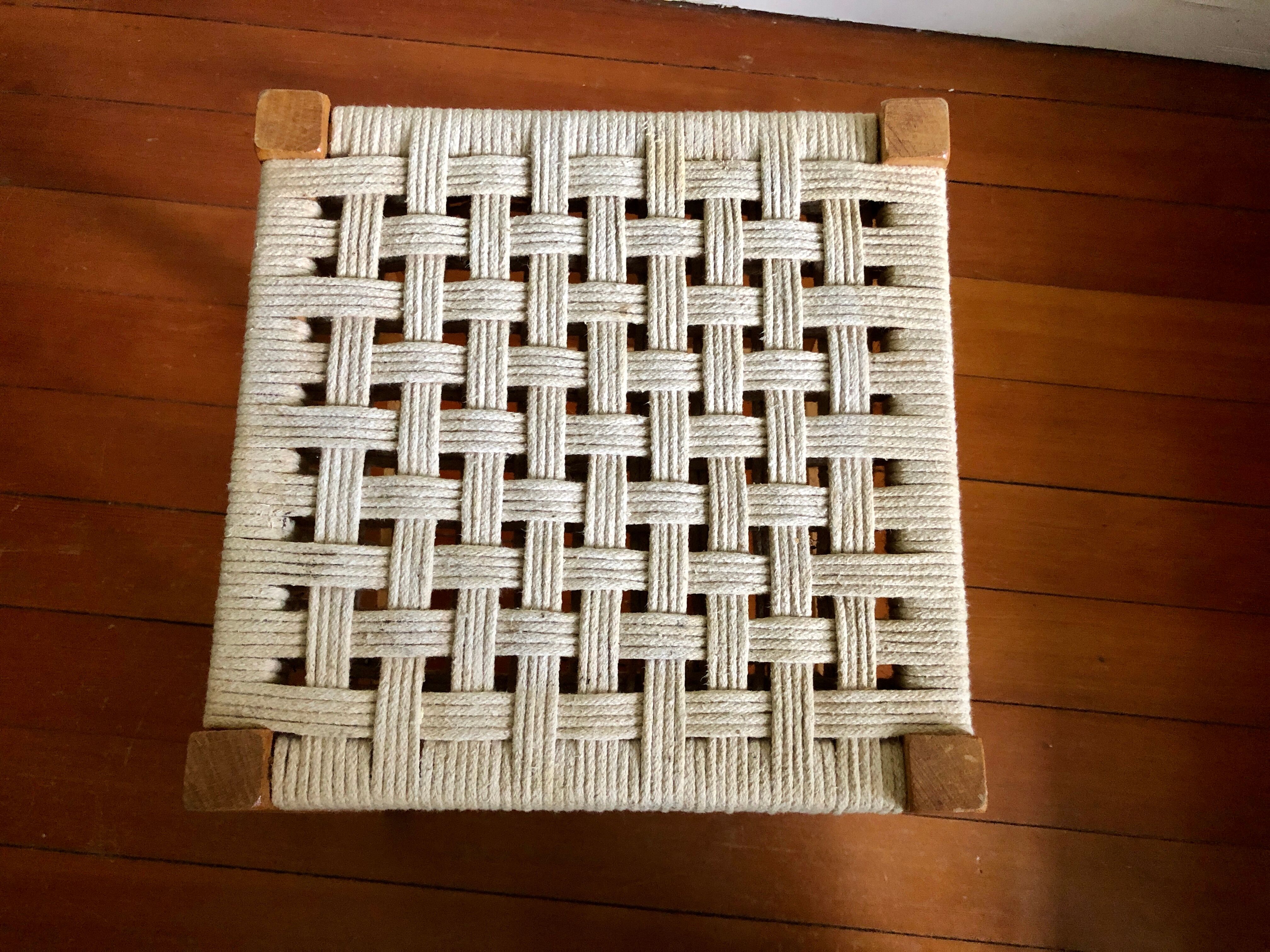 Danish rope stool 1970