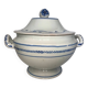 France, Fretel earthenware soup tureen with apple, 19th century