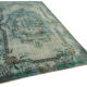 Handmade Contemporary Turkish 1970s 189 cm x 296 cm Blue Carpet