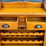 Buffet bar and wine cellar