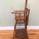 30-year-old high chair in wood turned