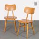 Pair of wooden chairs produced by Ton, 1960