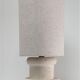 Sculptural lamp foot in natural stone design 70s