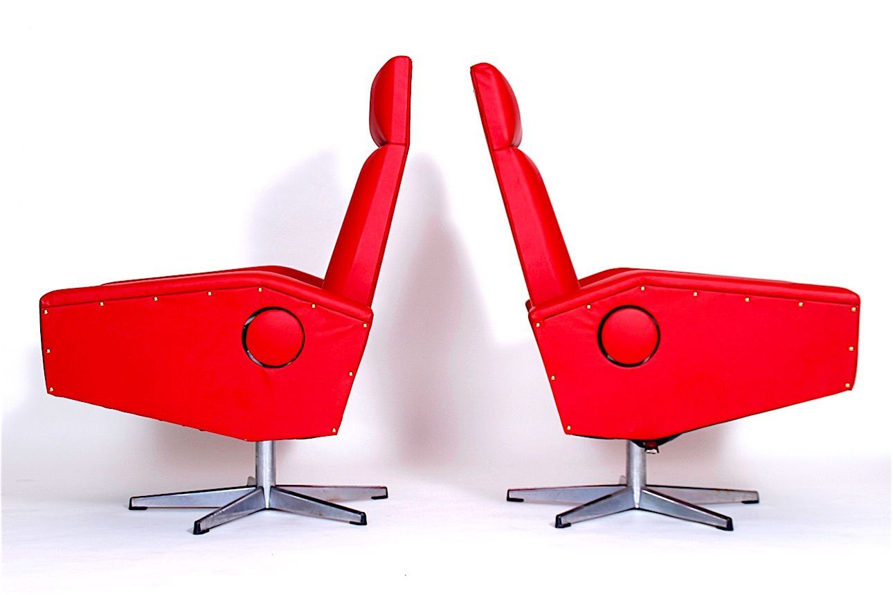 Armchairs vintage adjustable 1970 s