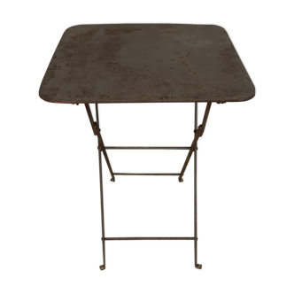 Table de jardin pliante en metal
