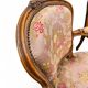 Pair of Louis XV cabriolet armchairs in floral fabric