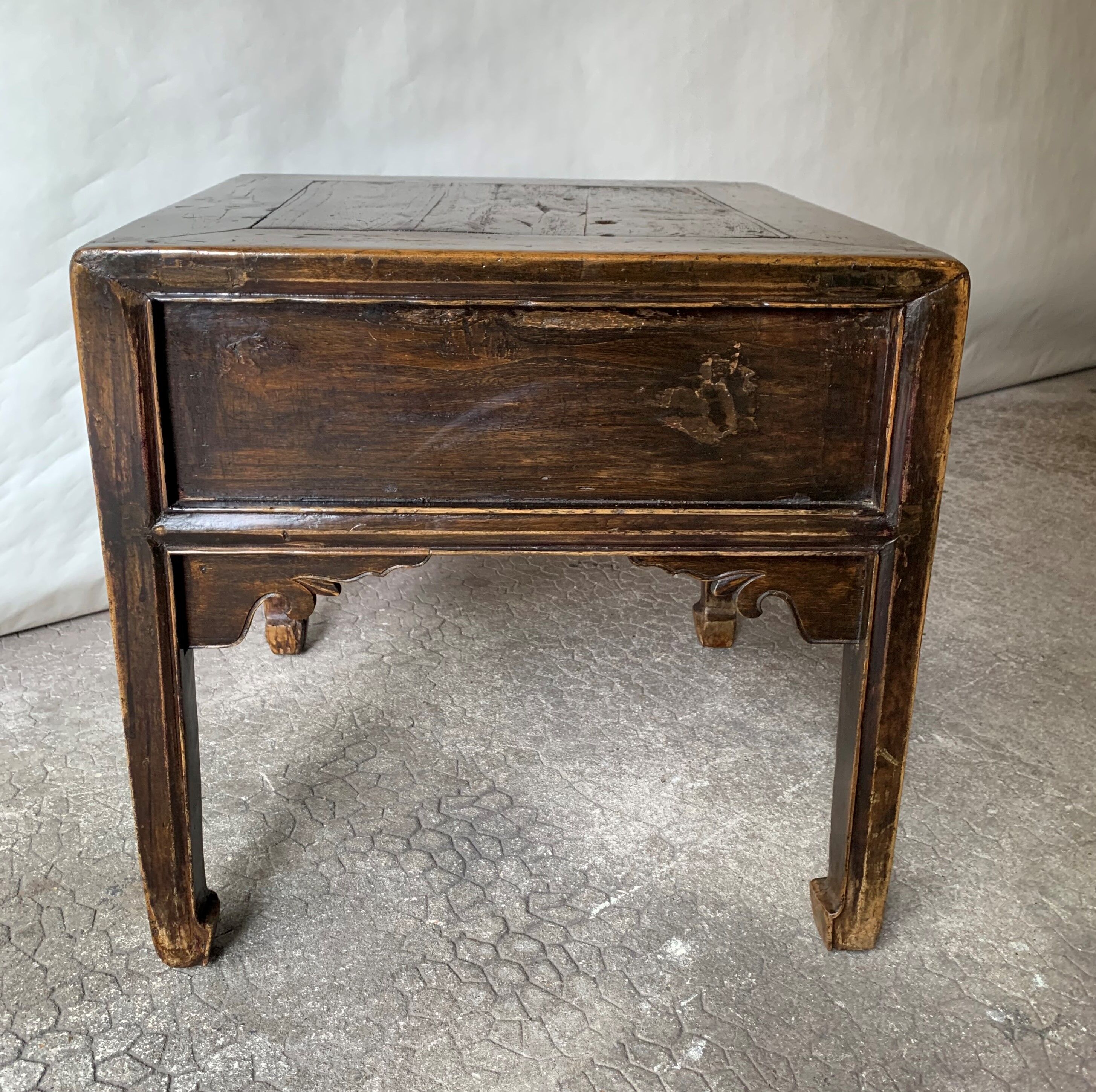 Pair of Chinese bedside tables