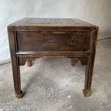 Pair of Chinese bedside tables