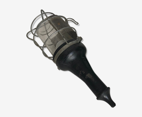 Vintage 1960 atrow black garage walk-in lamp - 30 cm