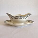 Iron earth saucière "Garlands Louis XVI" Salins