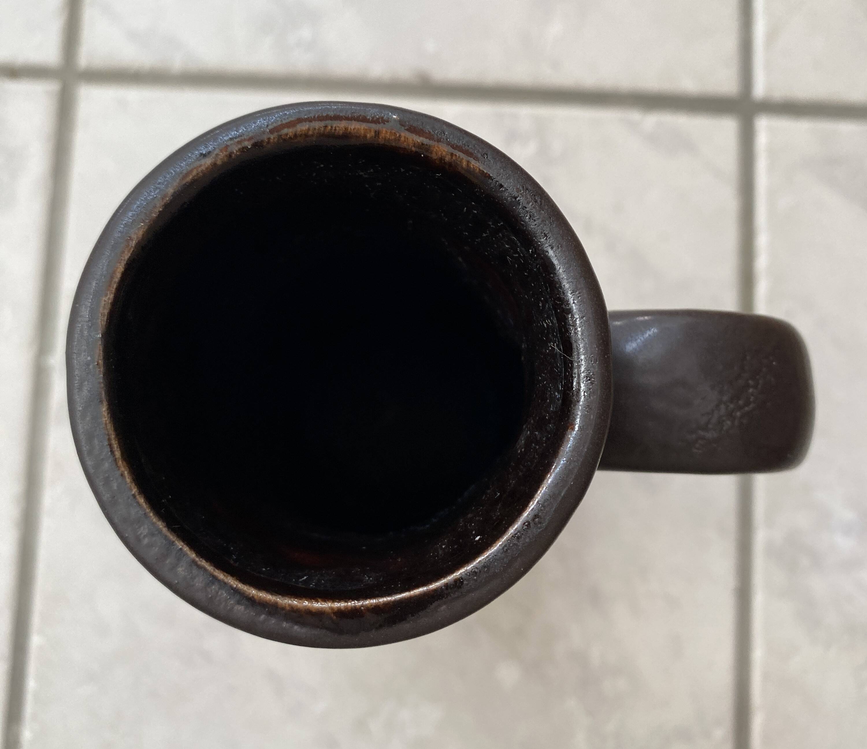 vase marron et orange Allemagne de l'Ouest Scheurich modèle 401-28 années 1970