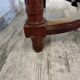 Oval wooden table with extensions