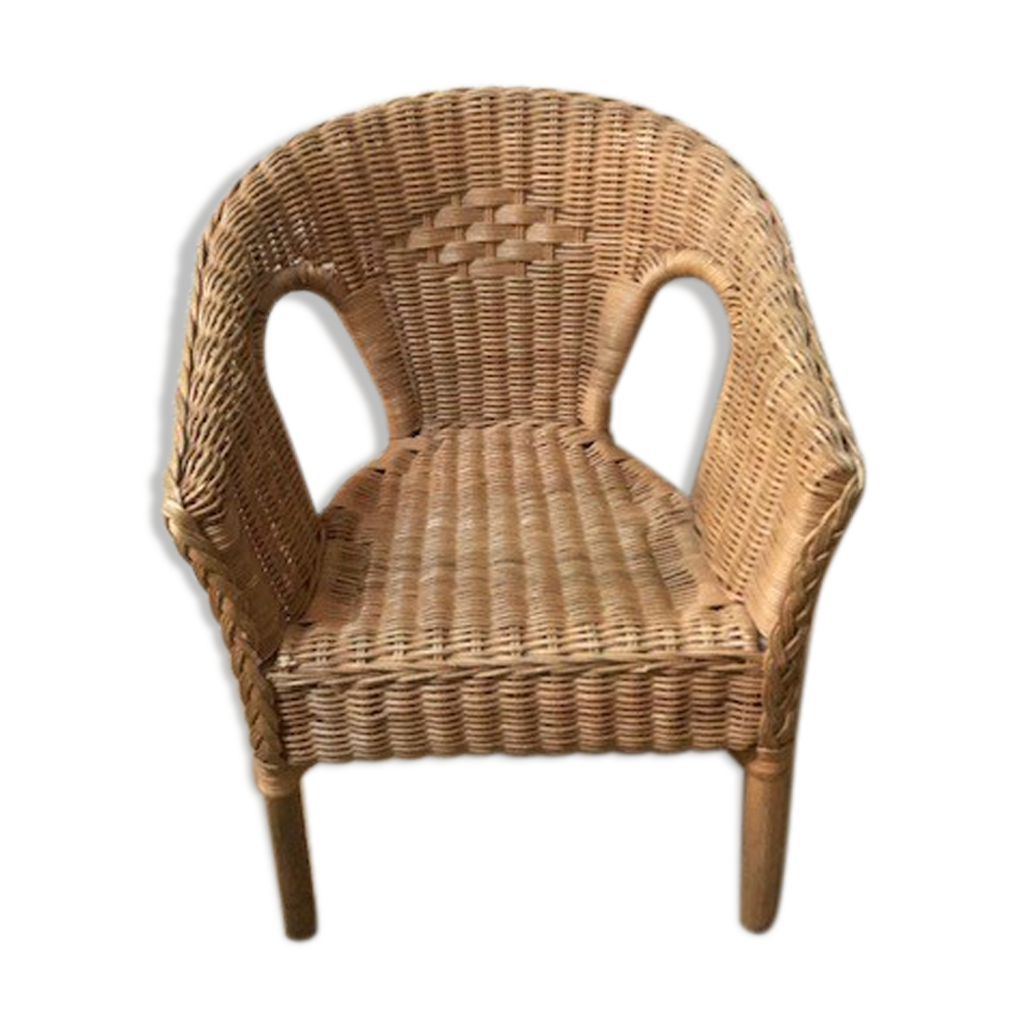 Child rattan armchair