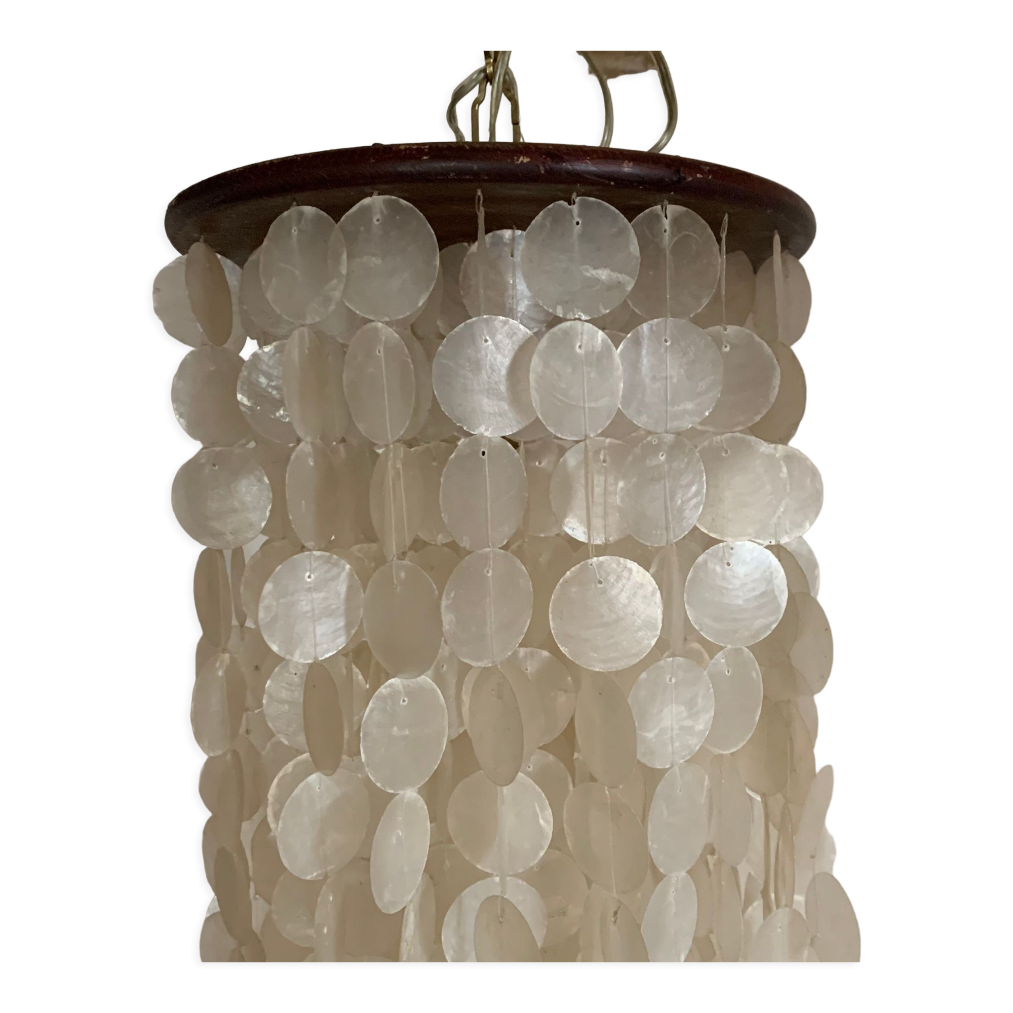 Suspension mother-of-pearl cascade tassel vintage XL