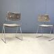 Set of 4 stacking dining chairs by Rudi Verelst for Novalux, 1970s