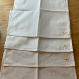 4 embroidered napkins